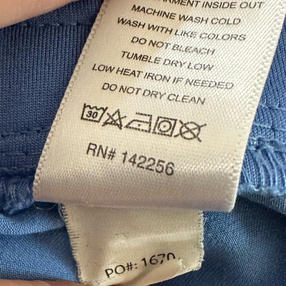 FIGS TECHNICAL SCRUBS ZAMORA CEIL BLUE JOGGERS SIZE MEDIUM TALL - Picture 14 of 15